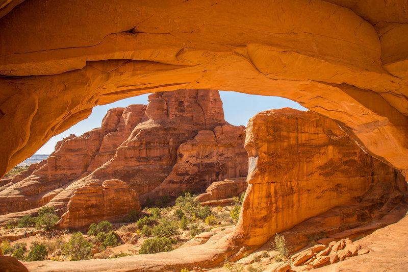 Under Tower Arch.