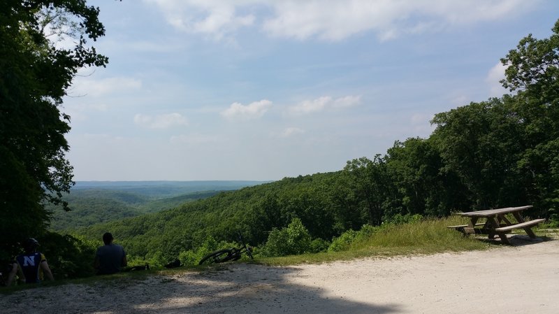 Great views at Hesitation Point.