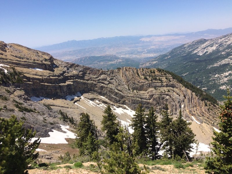 View to the west on approach to Box Elder Peak.