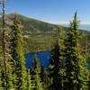 Lake Harriette from the rim.