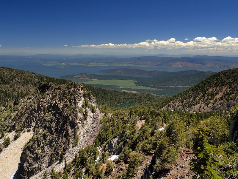 Upper Klamath Lake from Aspen Butte