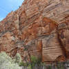 Impressive walls leading into Water Canyon.