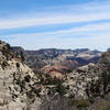 View beyond the Northgate Peaks.