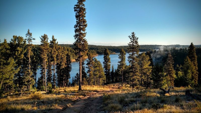 View towards N. Catamount Reservoir at the apex mid-loop.