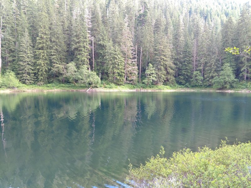 Spider Lake view from trail on Southside.