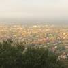 View of Windsor from the top of Alta Vista. A bit smokey from the catastrophic fires last week.