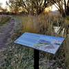 The southern boundary of the Habitat Conservation Area. Make sure you stay on the trail. :-)