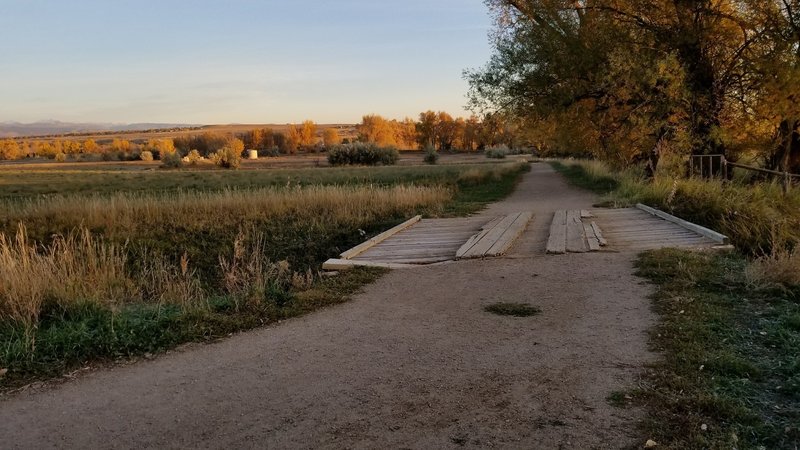 Strava tells you this bridge is out and won't let you create a contiguous route along the trail. It's really OK though!