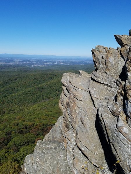 Looking NW from Humpback Rocks.