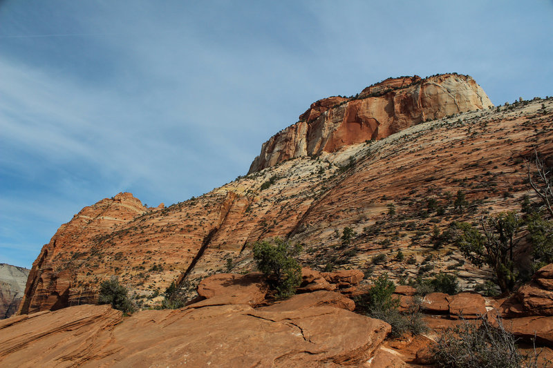 Mountains above Canyon Overlook.