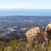 Santa Barbara and Goleta from the Cathedral Peak Trail.