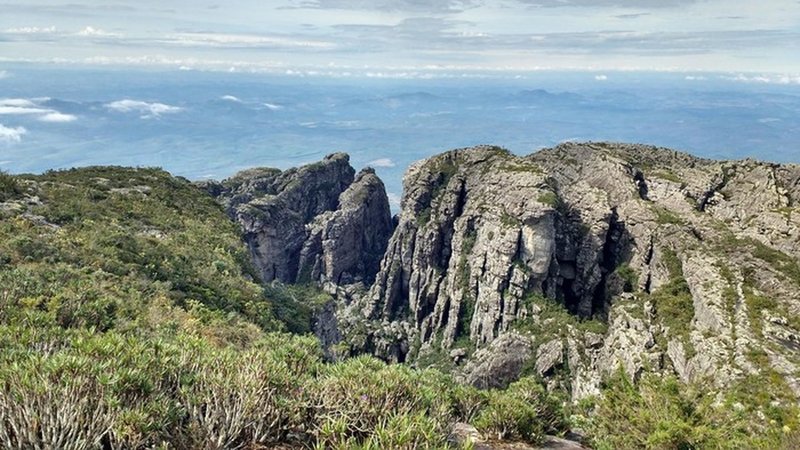 Summit of Inficionado Peak and Devils Throat.