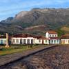 Agulhinha peak seen from the village of Catas Altas.