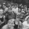 Runners standing around at the Cossatot Half Marathon.