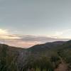 Portion of PCT near Fred Canyon Rd at dusk. Oct 18, 2017.