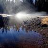 Early morning fog at Puck Lakes