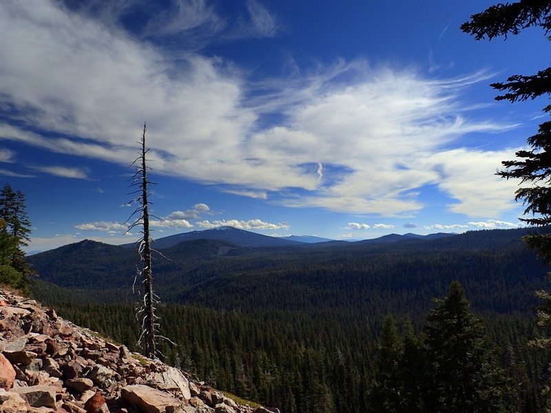 Pelican Butte from the Nannie Creek Trail