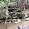 View of the Gunpowder Falls here on the trail