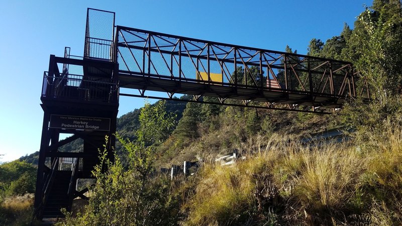 Trail overpass at Highway 82