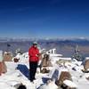 Winter at the old lookout site atop Wagner Butte