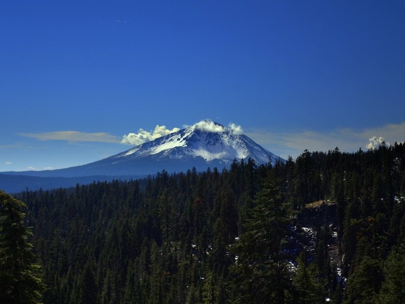 Mount McLoughlin from the Divide Trail.