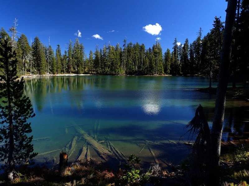 Lake No-See-Um near the bottom of the Divide Trail