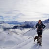 The crest of the ridge at Hinter Jochli