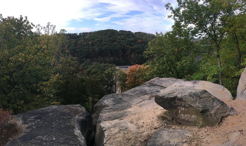 Buzzard's Roost - Overlooking Tuscarawas River and Dover Dam