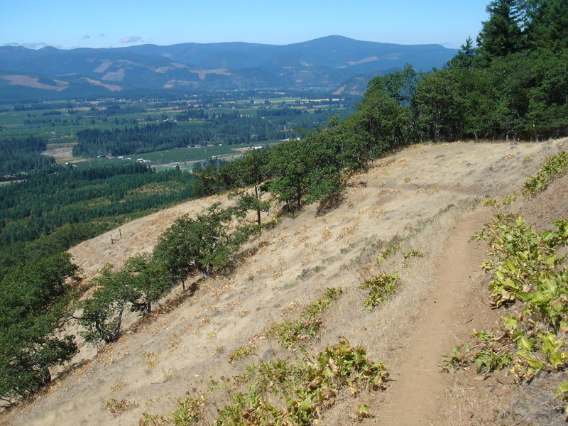 Overlooking the valley...