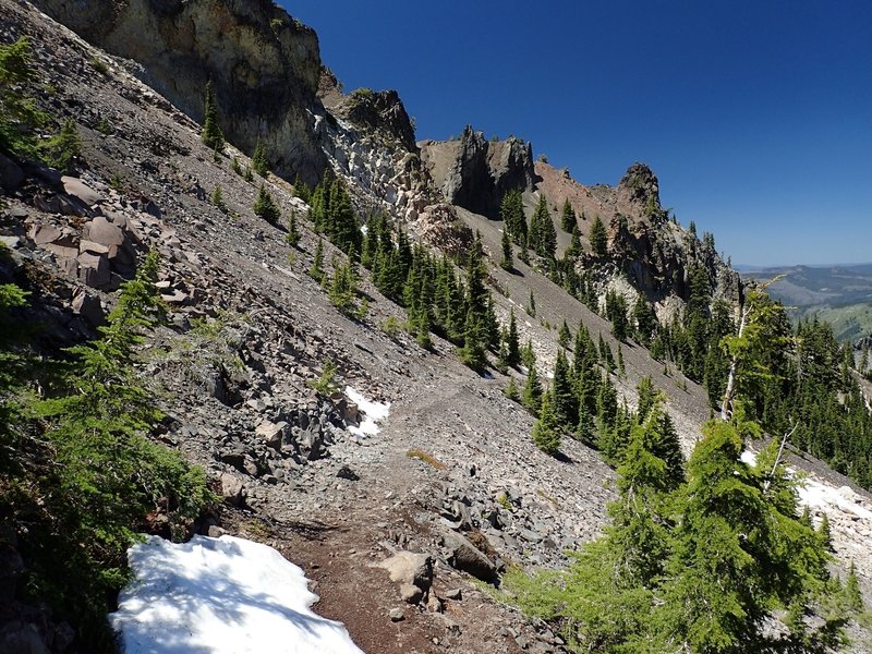 The PCT north of Devils Peak