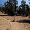 Junction of the Mountain Lakes Trail and the #3727 loop trail