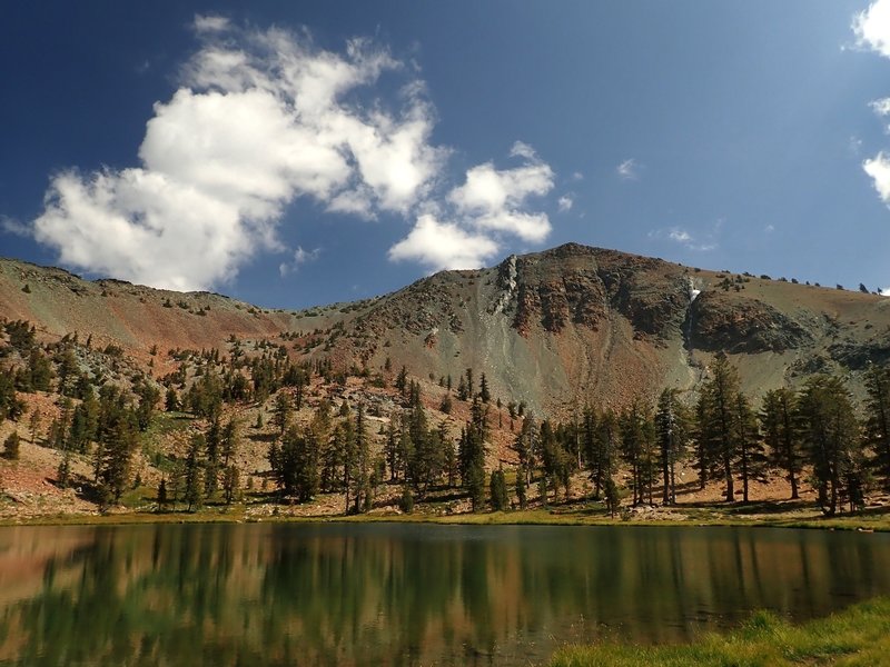 Upper Deadfall Lake with Mount Eddy above