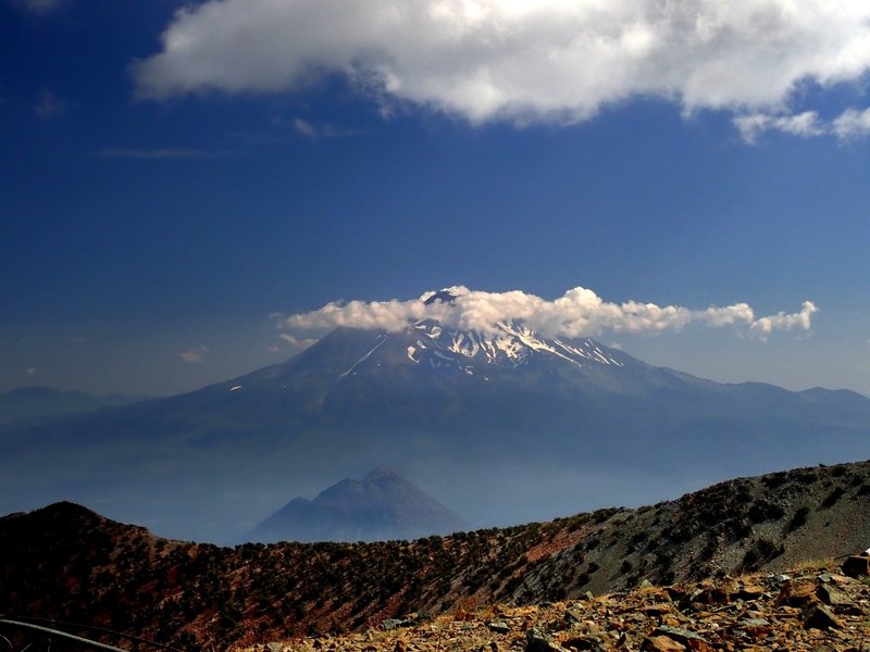 Mount Shasta and Black Butte from Mount Eddy