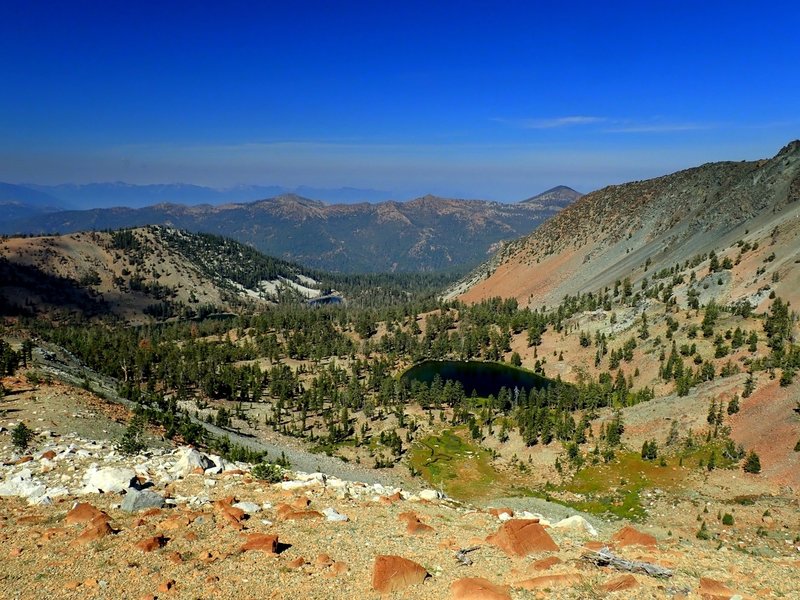 The Deadfall Lakes Basin from the Mount Eddy trail