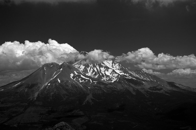 Mount Shasta from the summit of Mount Eddy