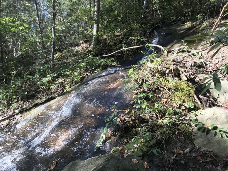 Another waterfall along the trail depending on how much recent rain.