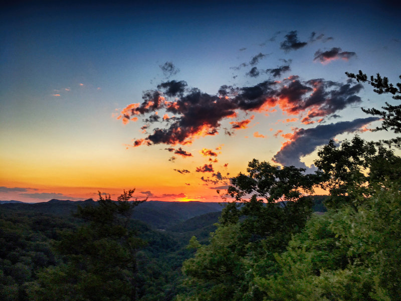 Sunset Off Jailhouse Ridge