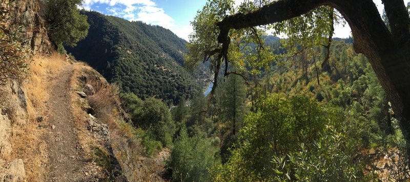 exposed area with the view of the north fork American river