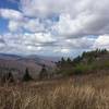 Expansive views across the Smoky Mountains from along the Art Loeb Trail