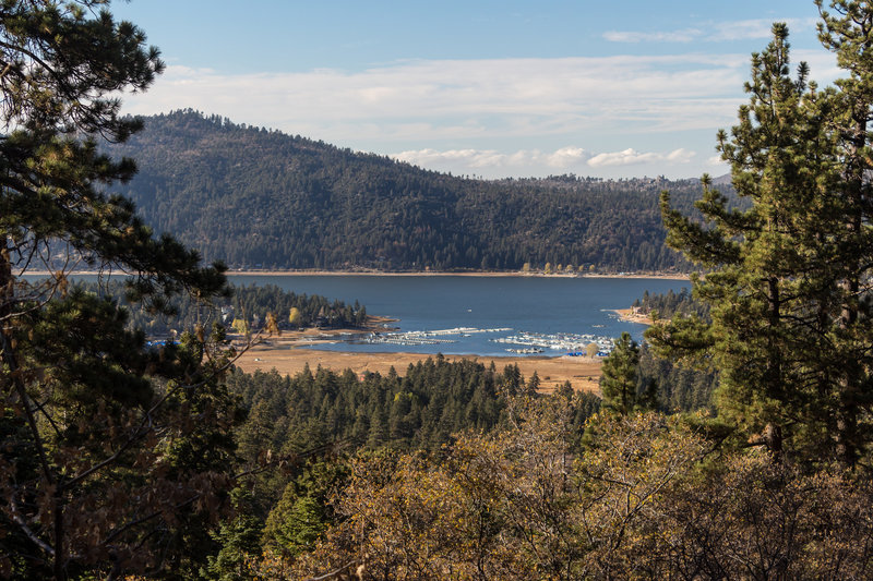 Big Bear Marina from the Cabin 89 Trail