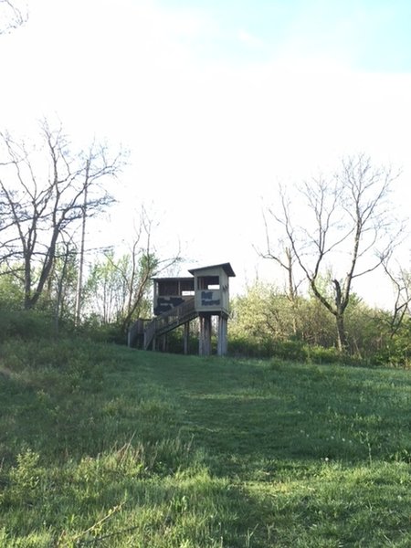 Bird Blind on the connector trail