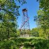 Fire tower top of the access road