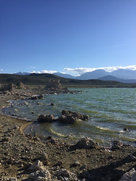 Tufa Formations at Edge of Mono Lake