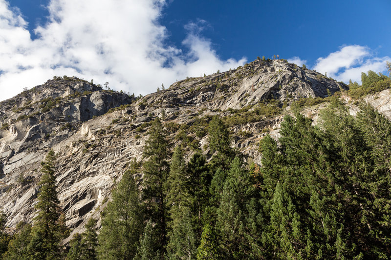 Grizzly Peak from Mist Trail