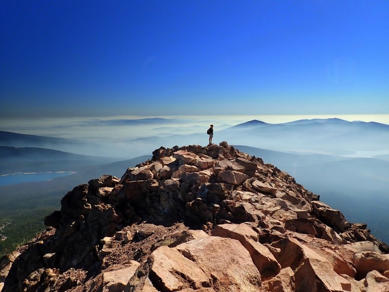 Looking south from the summit of Mount McLoughlin