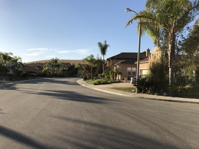 Last part of the loop, back through the residential neighborhood.