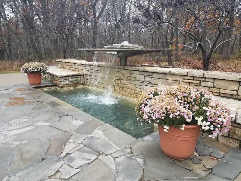 Marjorie Powell Allen Chapel Waterfall