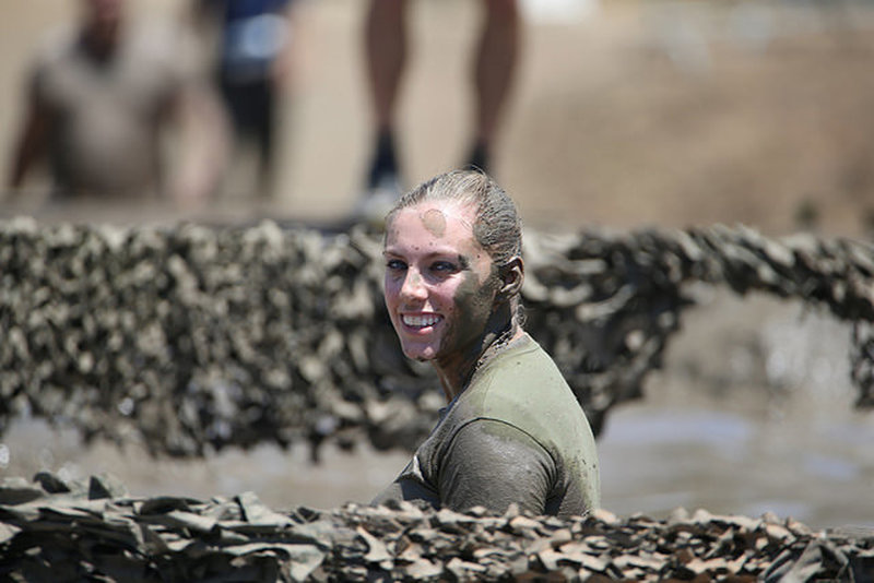 Marine Volunteer in the Final Mud Pit