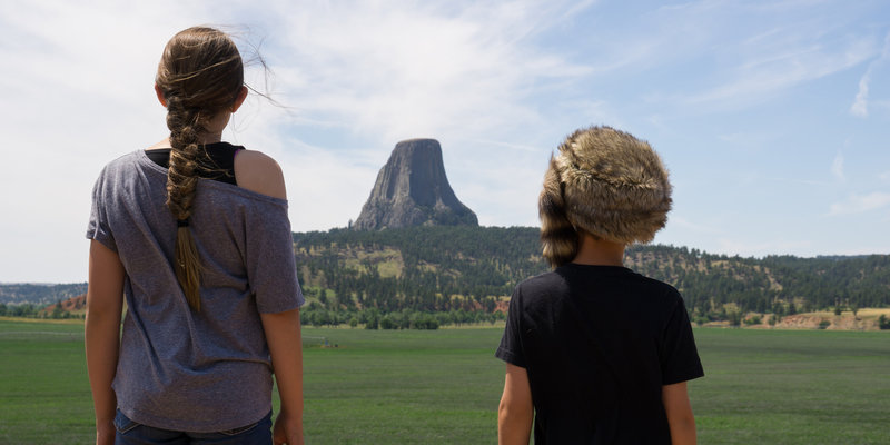 Devils Tower from the road to the NE