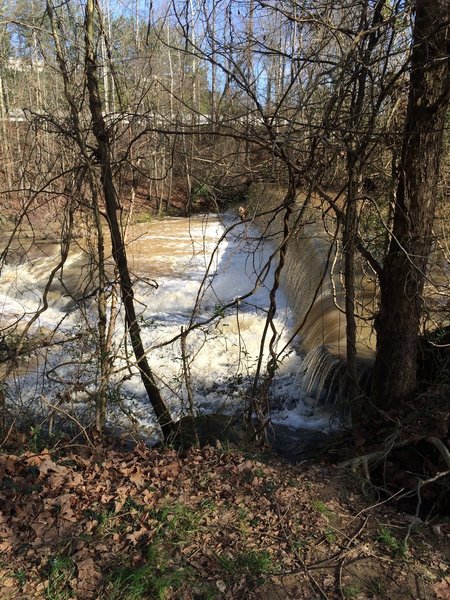 Old Mill Remains at Ivy Creek Greenway